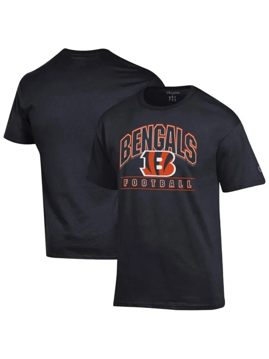 Футболка Champion Cincinnati Bengals — изображение 1 из 3, черный