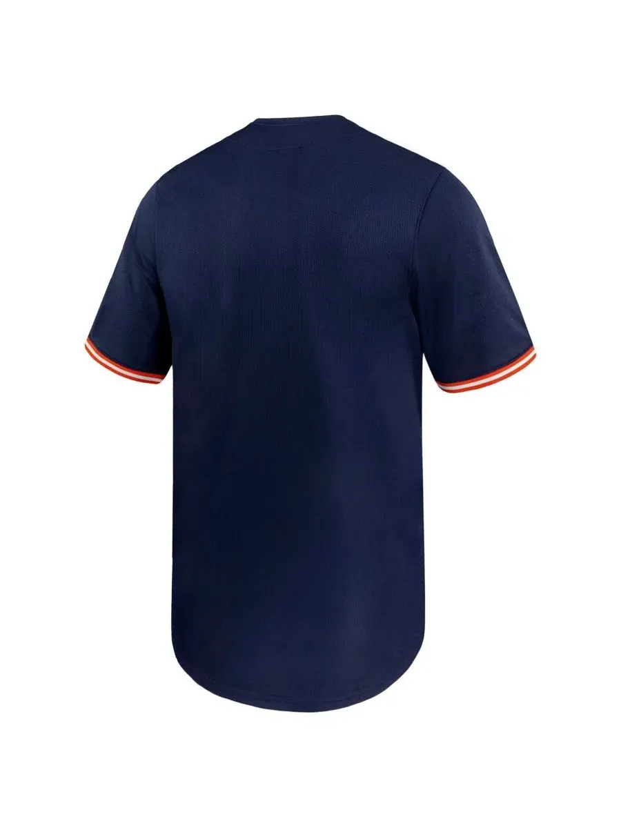 Мужская бейсбольная джерси Virginia Cavaliers Limited Nike — изображение 3 из 3, темно-синий