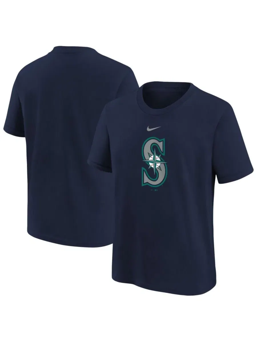 Футболка Nike с принтом Seattle Mariners — изображение 1 из 3, темно-синий
