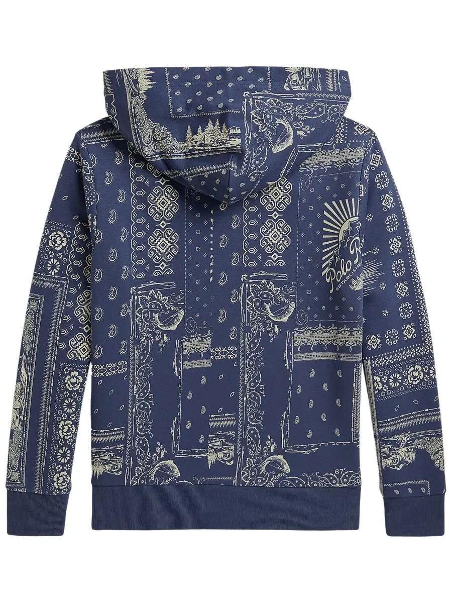 Худи с длинным рукавом с принтом Anglers Bandana Patchwork Polo Ralph Lauren — изображение 5 из 6