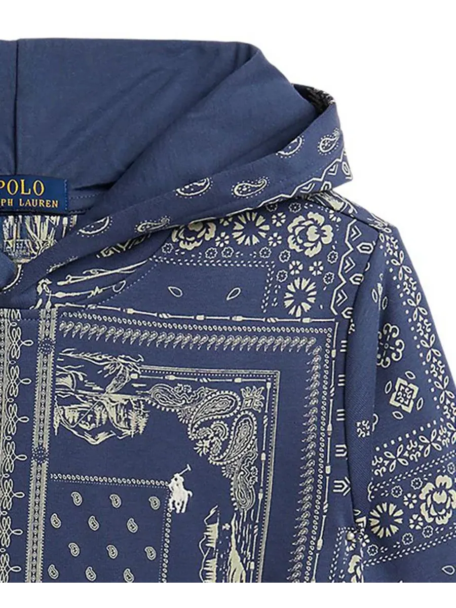 Худи с длинным рукавом с принтом Anglers Bandana Patchwork Polo Ralph Lauren — изображение 6 из 6