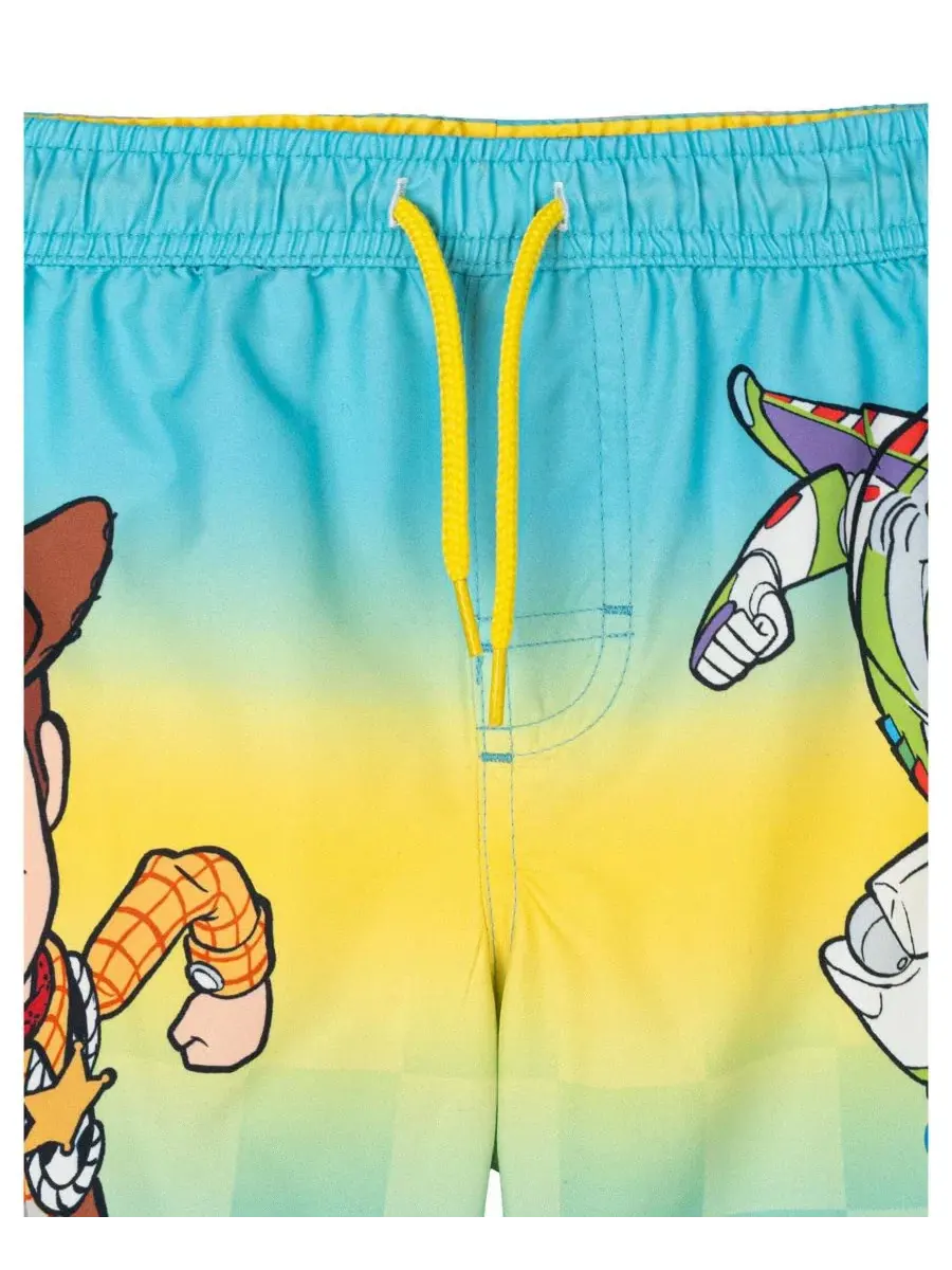 Плавки-шорты Toy Story Woody Buzz Checker, Toddler Boys, 2T-5T — изображение 2 из 3