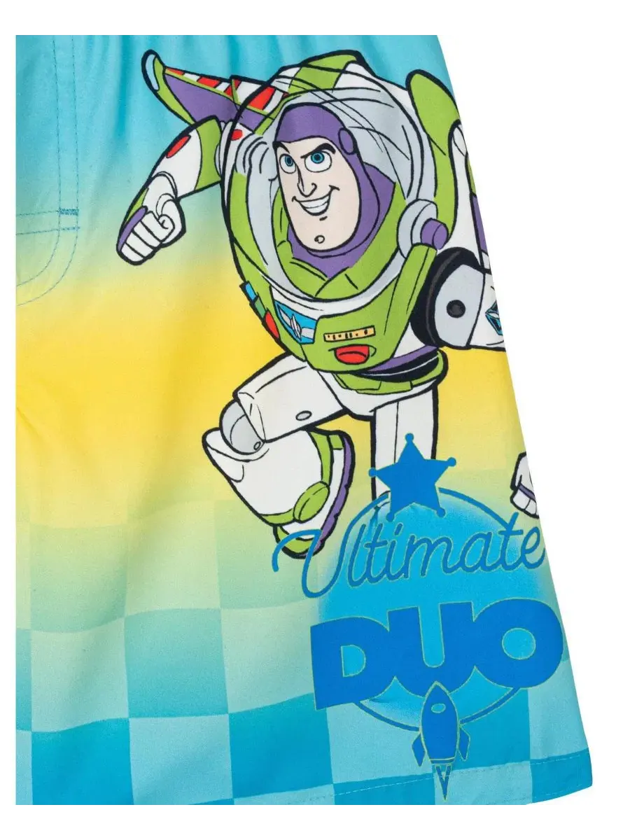 Плавки-шорты Toy Story Woody Buzz Checker, Toddler Boys, 2T-5T — изображение 3 из 3