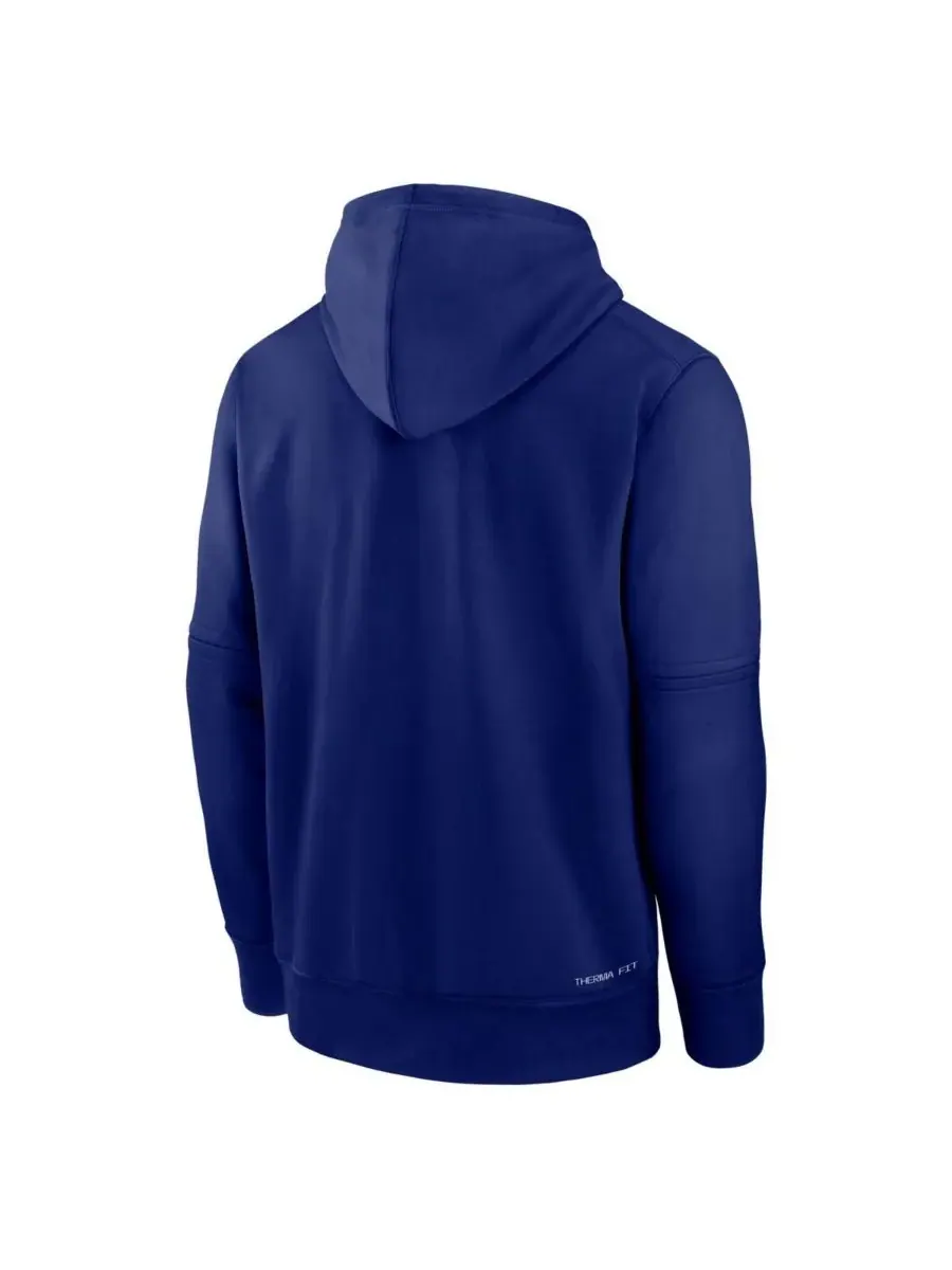Мужская толстовка Royal Los Angeles Dodgers Authentic Collection Therma-FIT Nike — изображение 3 из 3, королевский