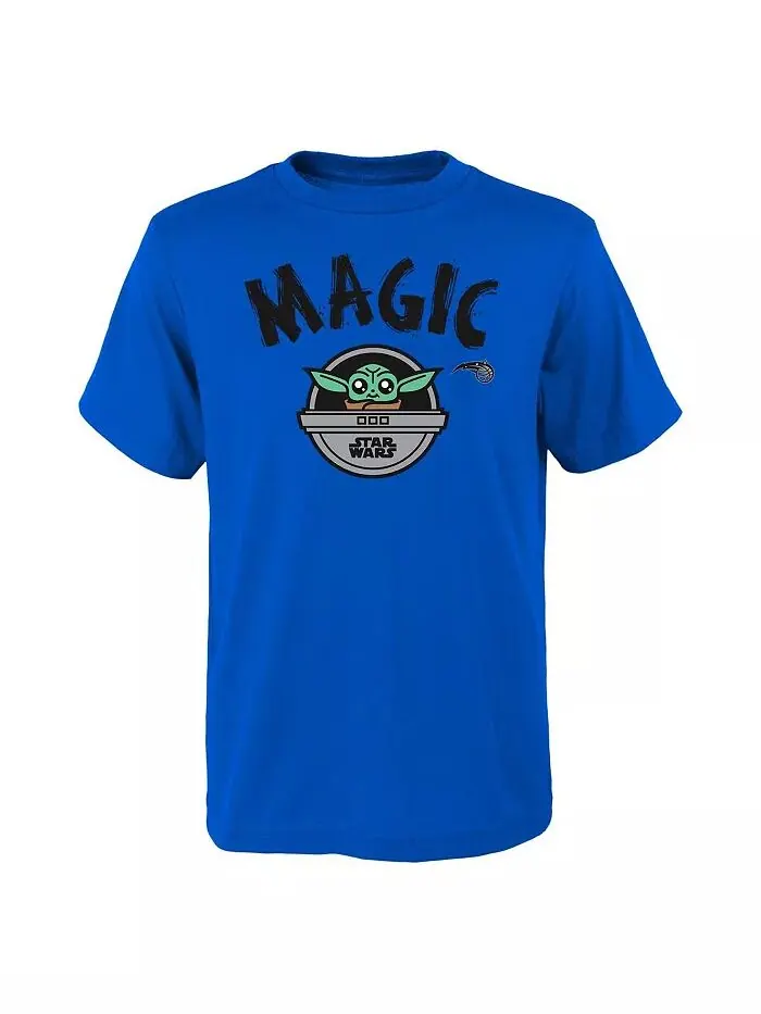 Футболка Big Boys and Girls Blue Orlando Magic Star Wars The Child Outerstuff — изображение 1 из 1