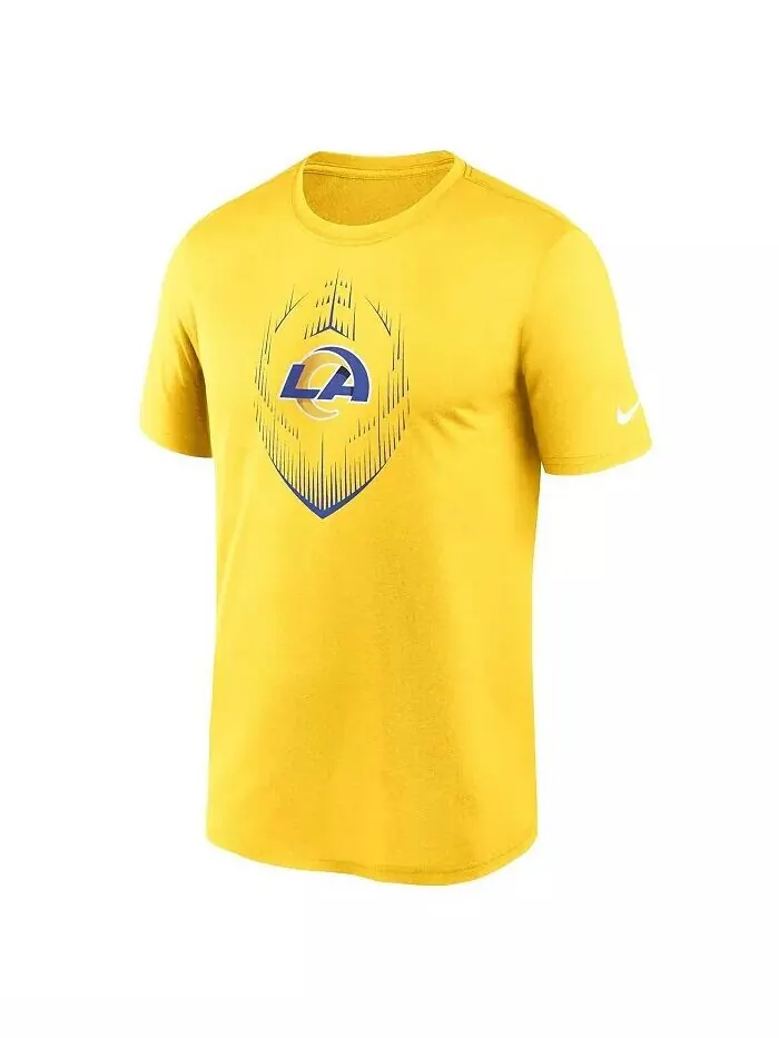Мужская золотая футболка Los Angeles Rams Primetime Legend Icon Performance Nike — изображение 2 из 3