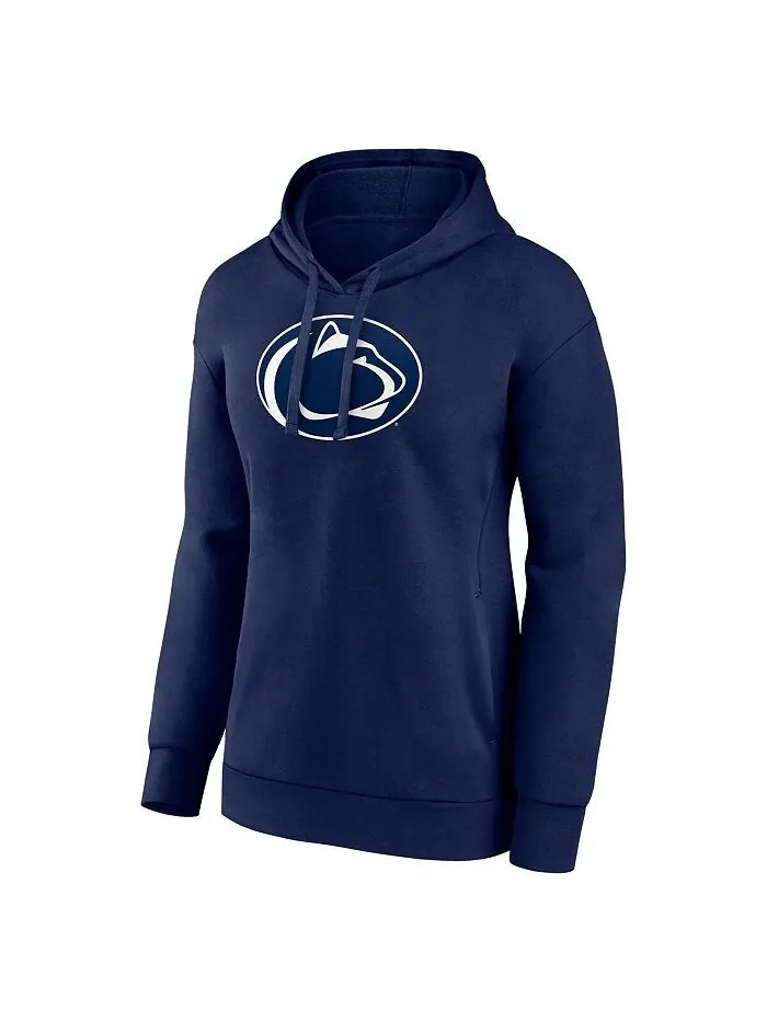 Женский темно-синий пуловер с капюшоном Penn State Nittany Lions Evergreen с логотипом Fanatics — изображение 2 из 3