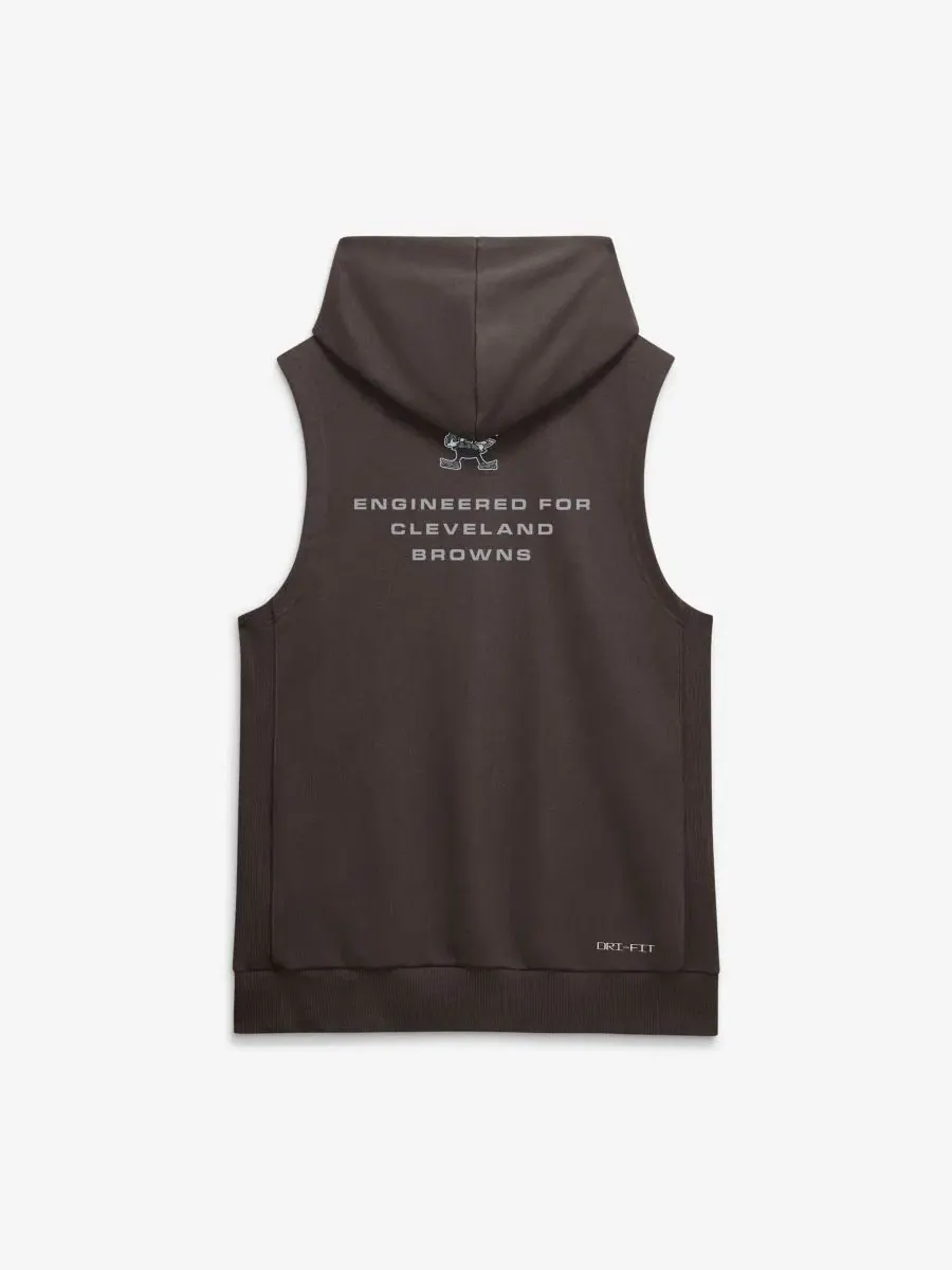 Безрукавка Nike Cleveland Browns Sideline Standard Issue Dri-FIT — изображение 3 из 5, коричневый