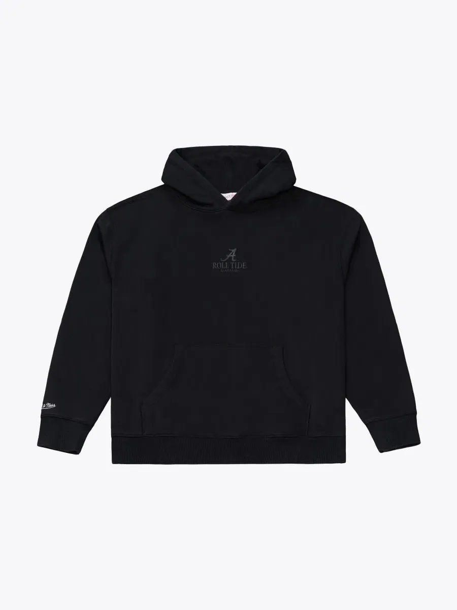 Худи из флиса с вышивкой Mitchell & Ness — изображение 1 из 3, черный