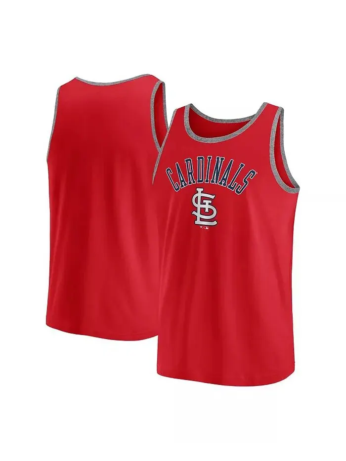 Мужская красная майка St. Louis Cardinals Bet Fanatics — изображение 1 из 3