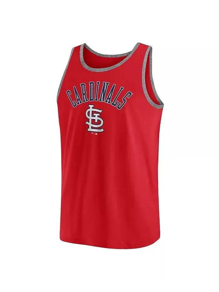 Мужская красная майка St. Louis Cardinals Bet Fanatics — изображение 3 из 3