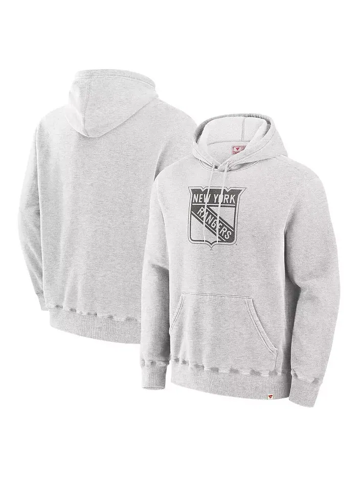 Мужская кремовая толстовка с капюшоном New York Rangers Made in Canada Fanatics — изображение 1 из 3