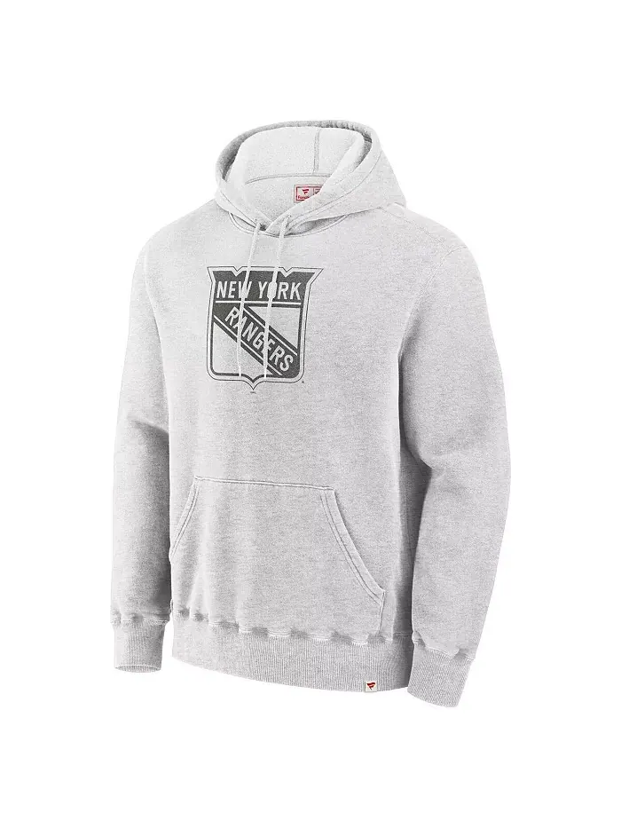 Мужская кремовая толстовка с капюшоном New York Rangers Made in Canada Fanatics — изображение 2 из 3