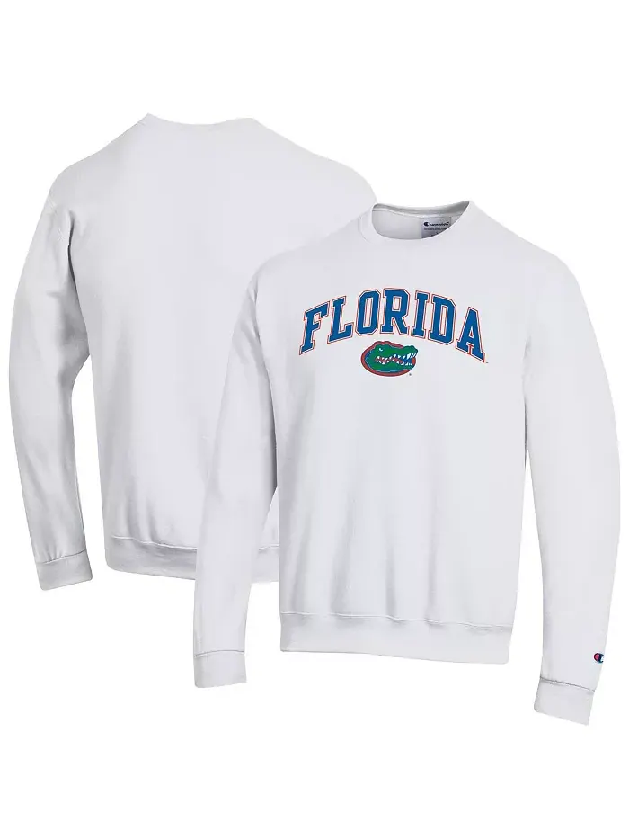 Мужская белая толстовка Florida Gators с арочным логотипом Champion