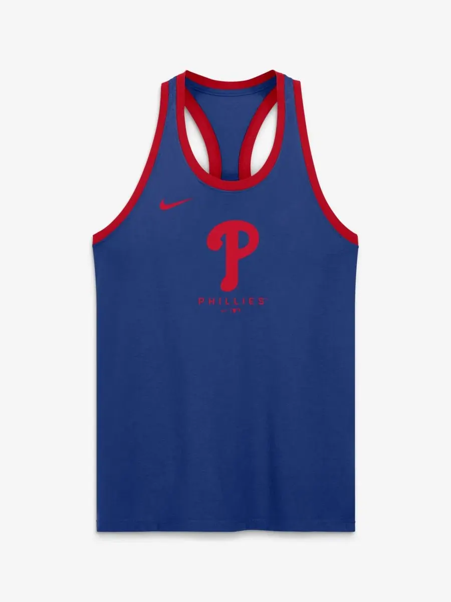 Материнская футболка без рукавов Nike Philadelphia Phillies — изображение 2 из 5, королевский