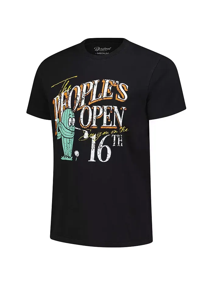 Мужская черная футболка WM Phoenix Open Barstool Golf — изображение 3 из 3