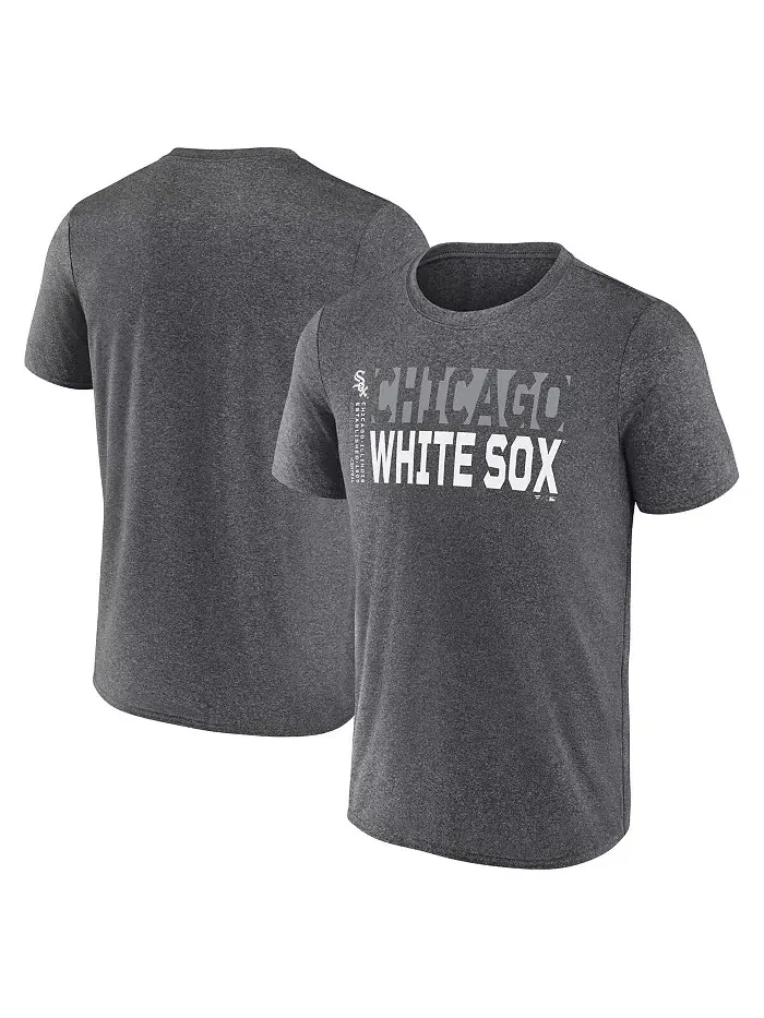 Мужская футболка Heather Charcoal Chicago White Sox Fundamentals Shoot for the Sky Fanatics — изображение 1 из 3