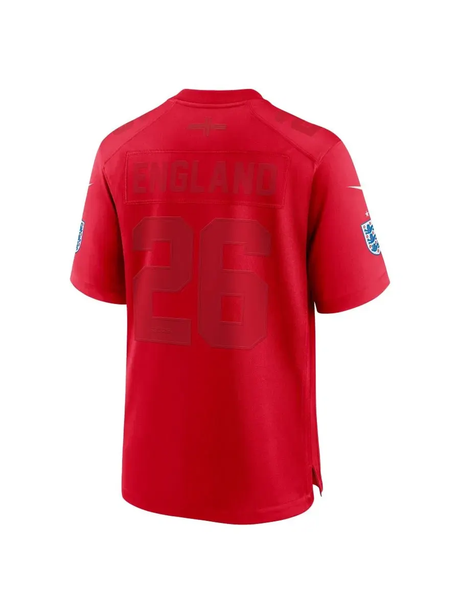 Футбольная футболка с длинным рукавом England National Team x NFL Game Jersey Nike — изображение 3 из 5, красный