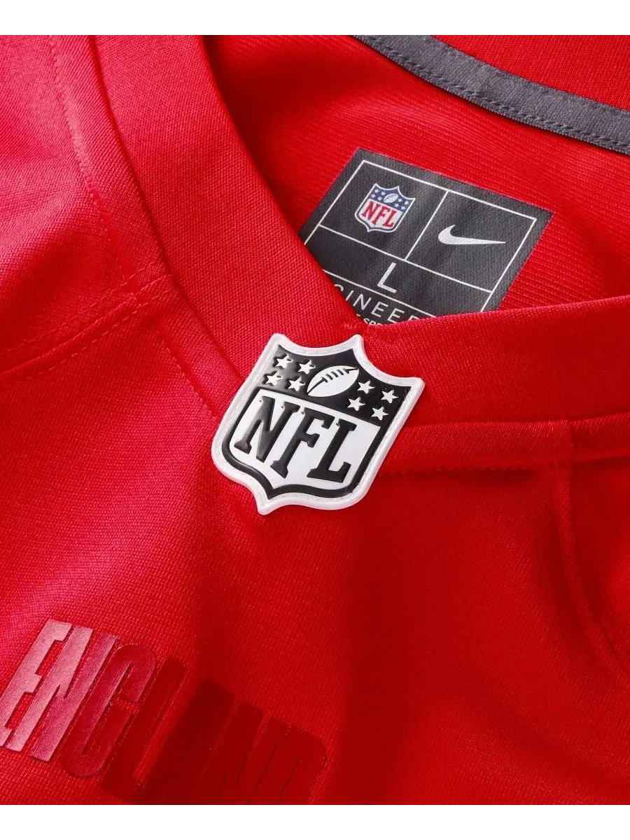 Футбольная футболка с длинным рукавом England National Team x NFL Game Jersey Nike — изображение 4 из 5, красный
