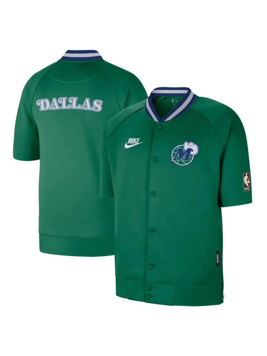 Куртка Nike Dallas Mavericks Classic Edition с принтом — изображение 1 из 3, зеленый