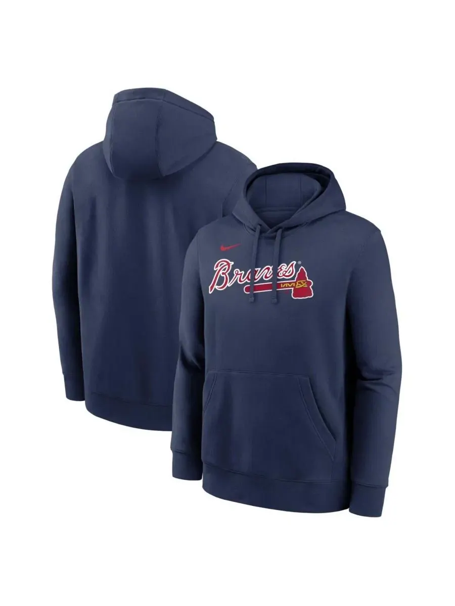 Худи с флисовой подкладкой, с капюшоном, Dri-FIT Nike — изображение 1 из 3, темно-синий