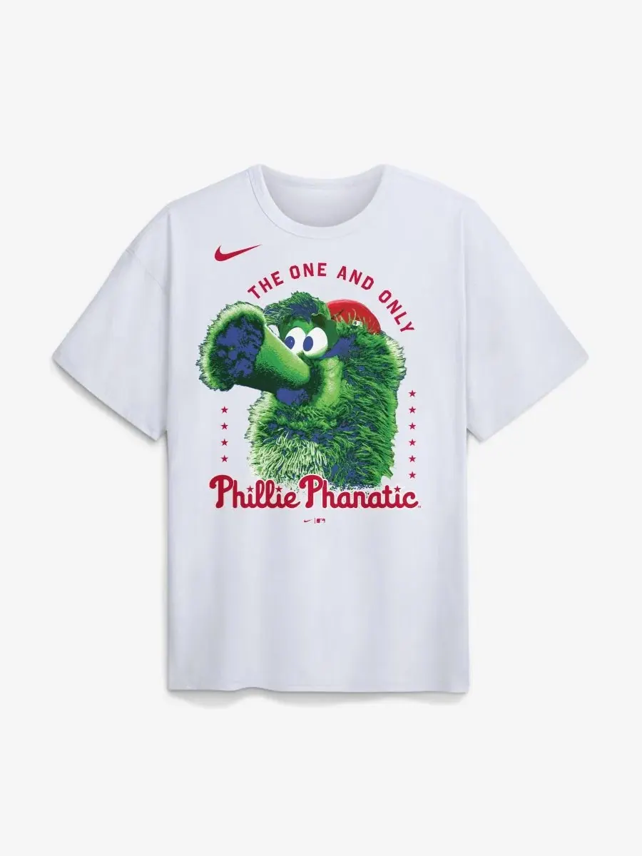 Футболка с принтом Phillie Phanatic Local Max90 Nike — изображение 1 из 2, белый