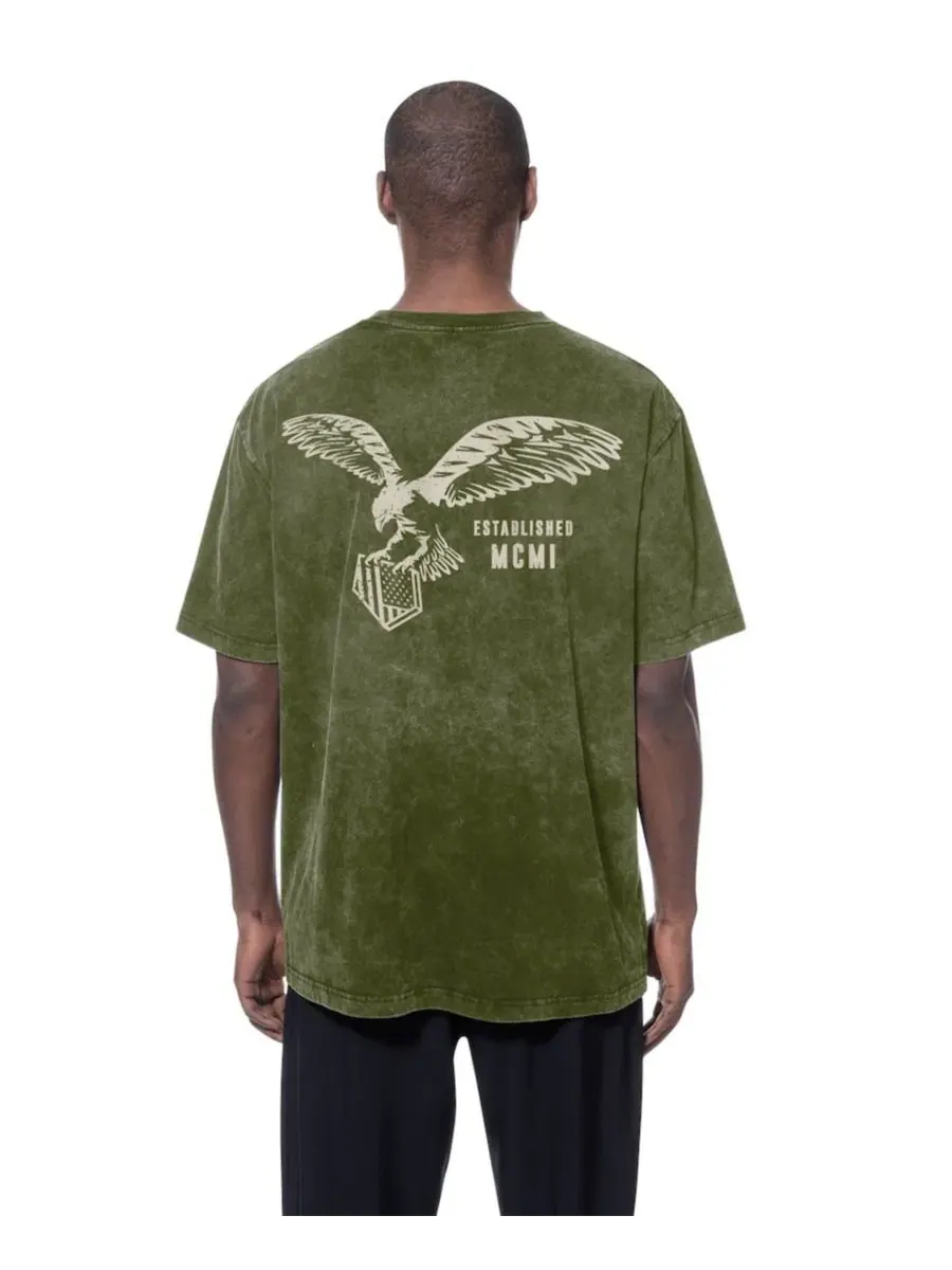 Футболка с коротким рукавом Washington Nationals 2026 Armed Forces Day New Era — изображение 4 из 4, оливковый