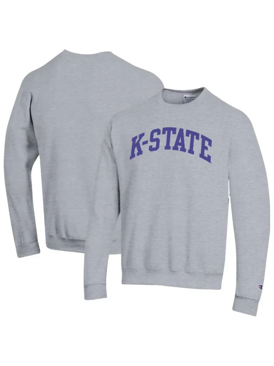 Толстовка Champion Basic Arch Fleece Pullover — изображение 1 из 3, серый