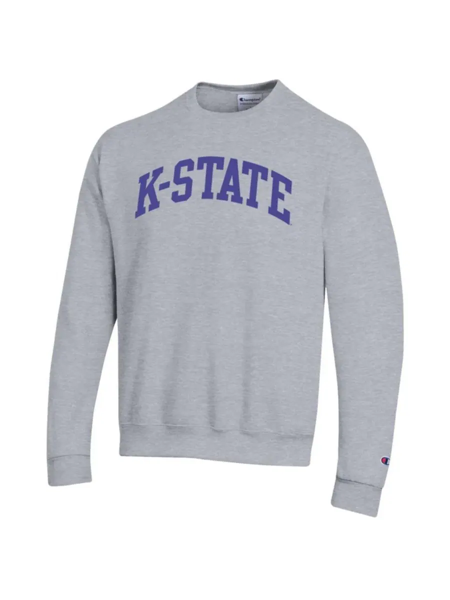 Толстовка Champion Basic Arch Fleece Pullover — изображение 2 из 3, серый
