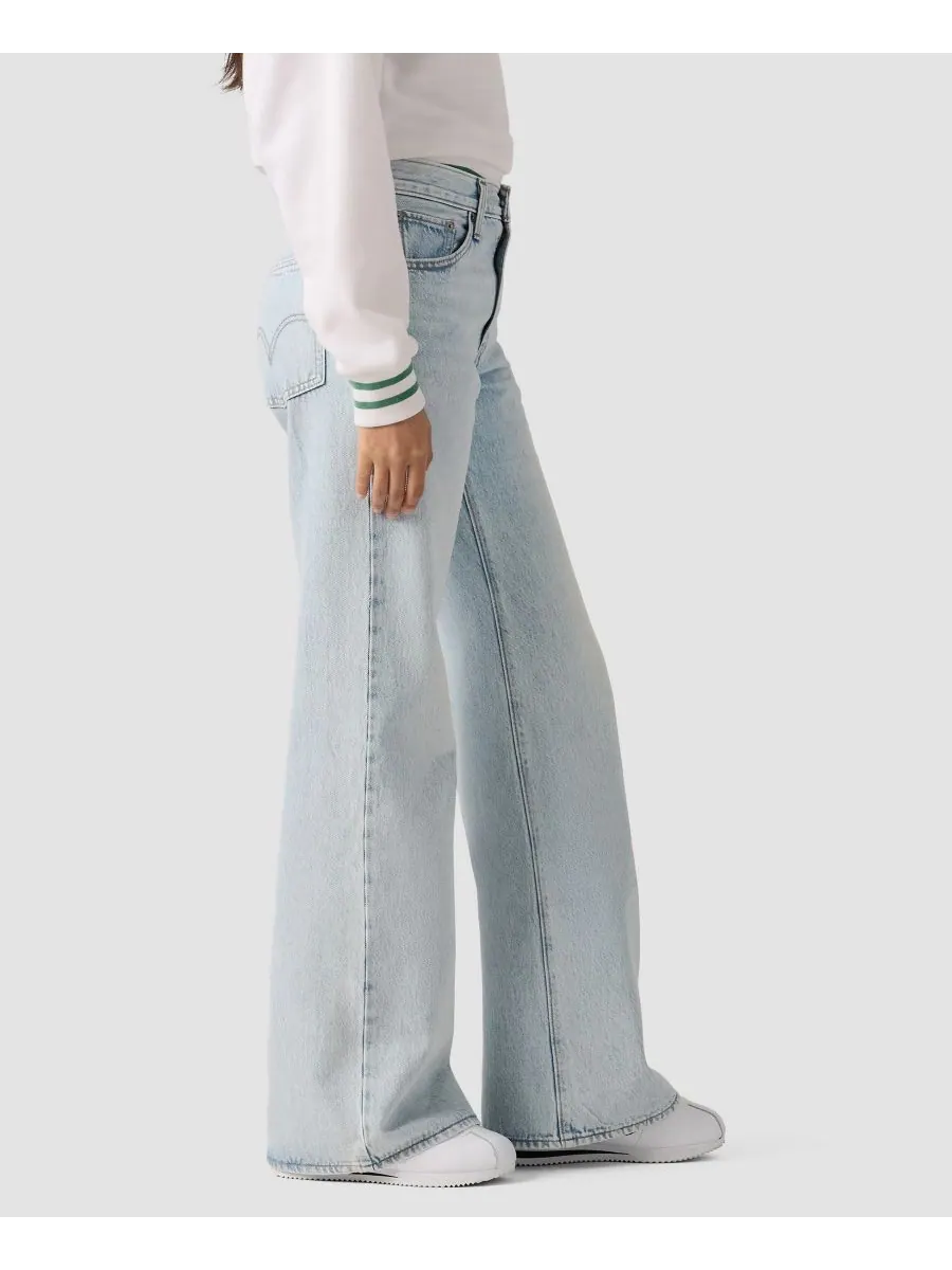 Женские джинсы средней посадки с расклешенными штанинами (Middy Loose Mid Rise Bootcut Jeans) — изображение 2 из 3