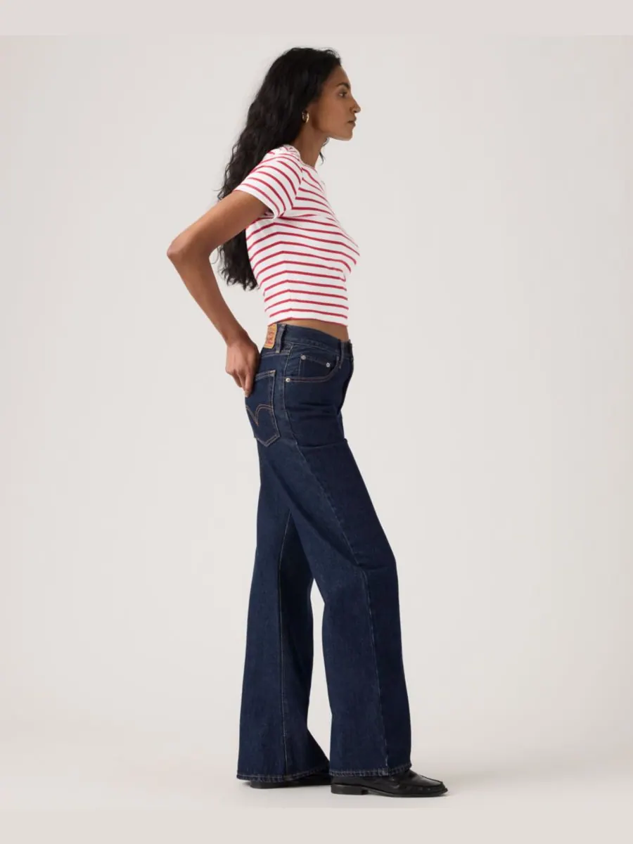 Женские джинсы средней посадки с расклешенными штанинами (Middy Loose Mid Rise Bootcut Jeans) — изображение 3 из 5