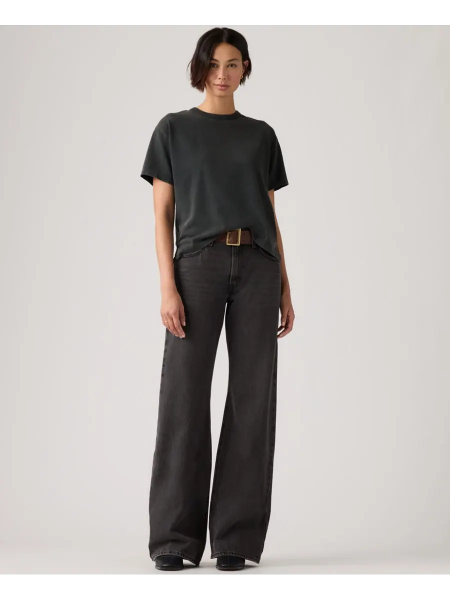Женские джинсы средней посадки с расклешенными штанинами (Middy Loose Mid Rise Bootcut Jeans) — изображение 2 из 5
