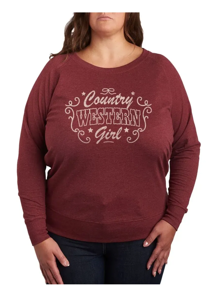 Футболка с длинным рукавом и принтом Hybrid Apparel, Heather Maroon — изображение 1 из 3