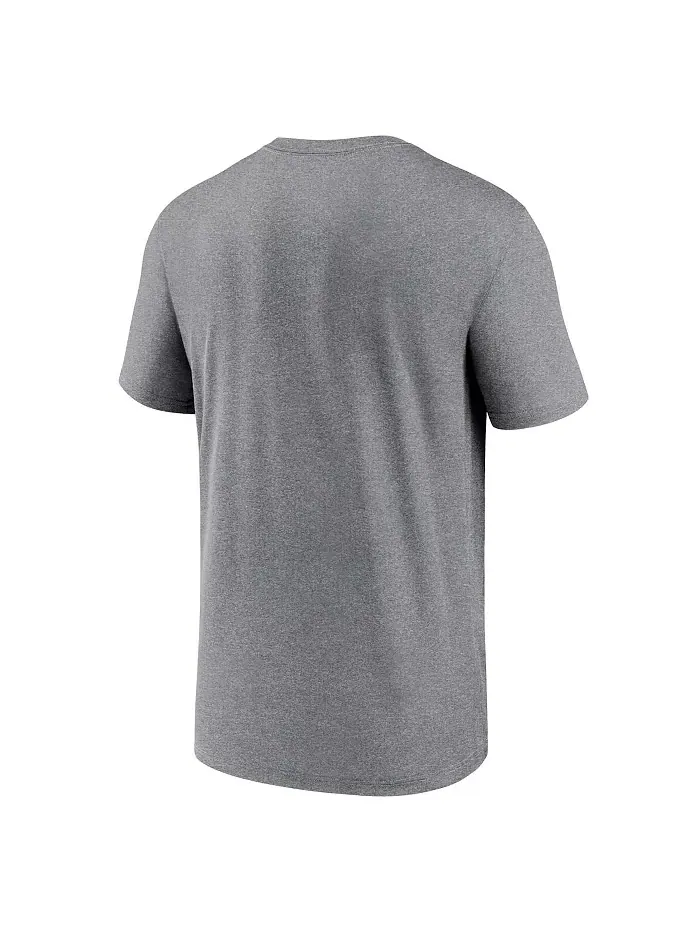 Мужская футболка Heather Charcoal New Orleans Saints Primetime Legend Logo Performance Nike — изображение 3 из 3