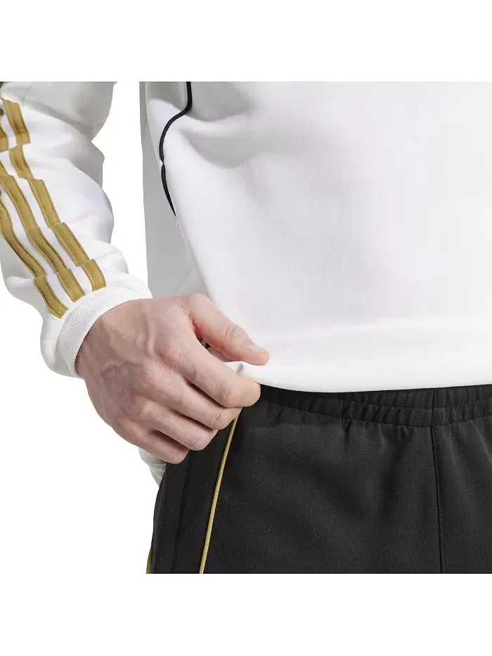 Мужская белая толстовка с капюшоном LAFC 2025 Travel adidas — изображение 4 из 5