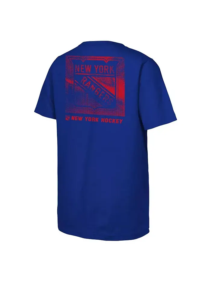Футболка Big Boys and Girls Blue New York Rangers Atmosphere Outerstuff — изображение 2 из 3