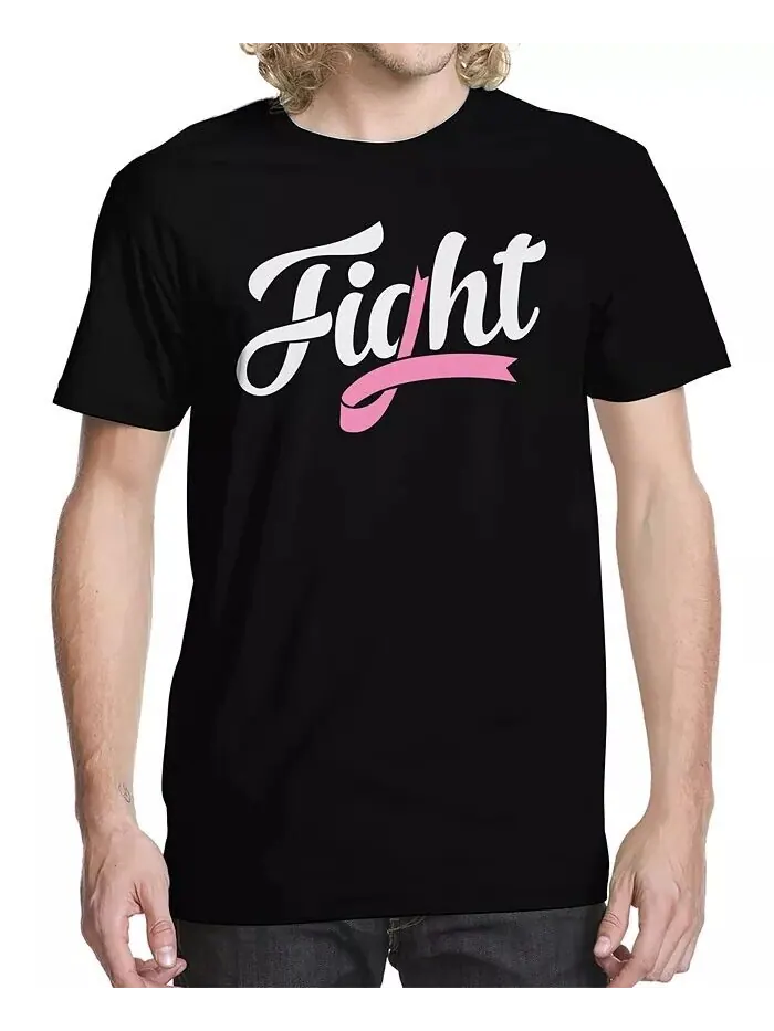 Футболка мужская с принтом Ribbon Fight Buzz Shirts