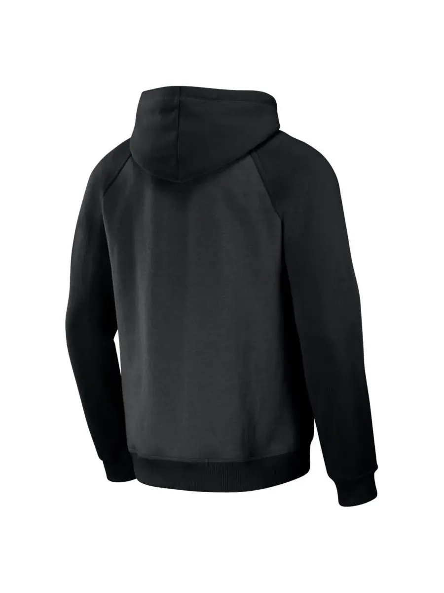 Fanatics Мужская толстовка с капюшоном на молнии Darius Rucker Collection от Black Chicago White — изображение 2 из 3, черный
