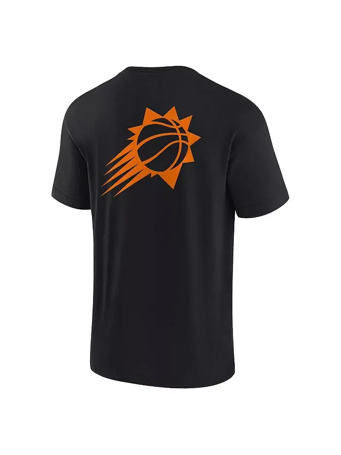 Мужская и женская черная футболка Phoenix Suns Super Soft Fanatics Signature — изображение 3 из 3