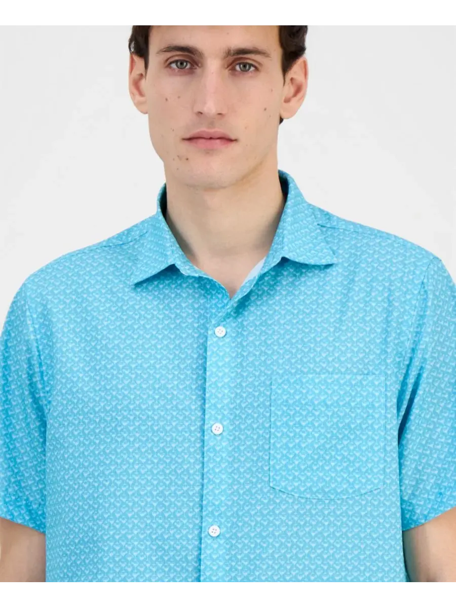 Мужская футболка с коротким рукавом Bahama Coast Teeny Martini Tommy Bahama, Lt Island Breeze — изображение 3 из 4