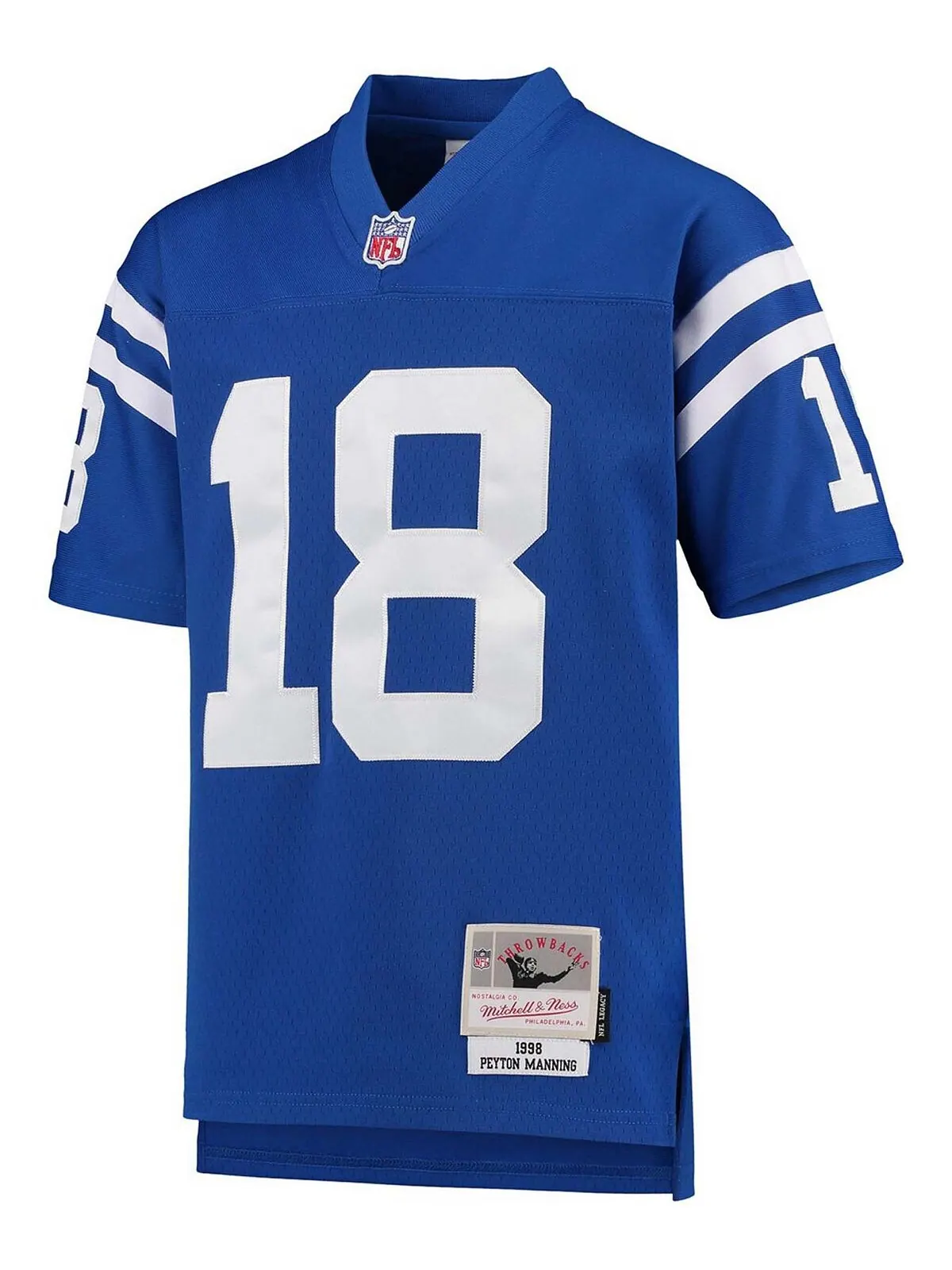 Джерси для больших мальчиков и девочек Пейтона Мэннинга Royal Indianapolis Colts 1998 года Legacy — изображение 3 из 3