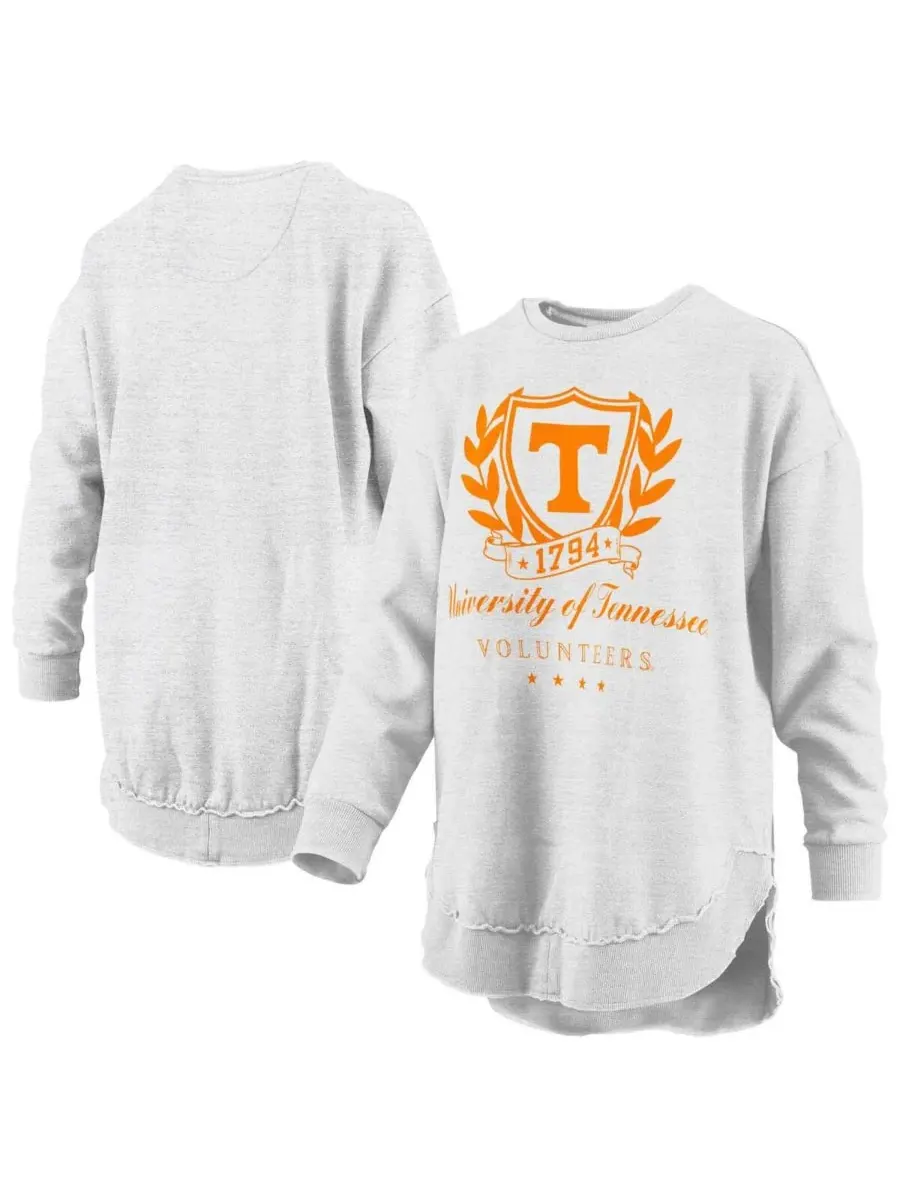 Pressbox Женская толстовка-пончо Heather Gray Tennessee Volunteers Field Day Melange — изображение 1 из 3, серый