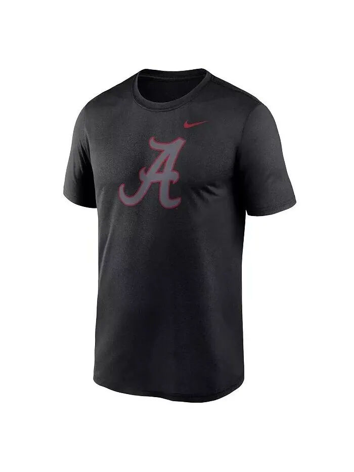 Мужская черная футболка Alabama Crimson Tide Color Pop Logo Legend Nike — изображение 2 из 3