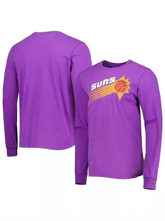 Мужская фиолетовая футболка Phoenix Suns Hardwood Classics Mohave Elevated с длинным рукавом — изображение 1 из 2