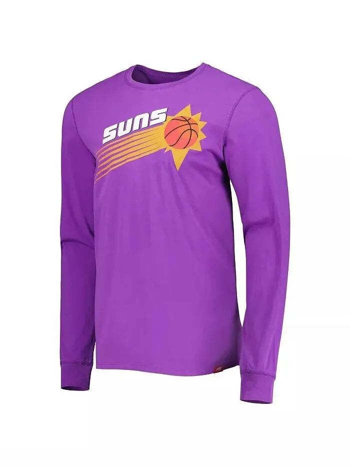 Мужская фиолетовая футболка Phoenix Suns Hardwood Classics Mohave Elevated с длинным рукавом — изображение 2 из 2
