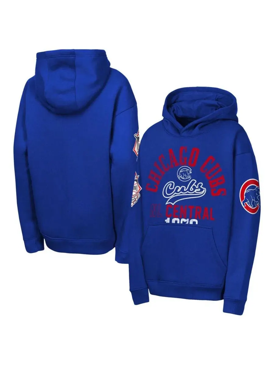 Толстовка из флиса премиум-класса Royal Chicago Cubs для мальчиков и девочек Outerstuff — изображение 1 из 3, королевский
