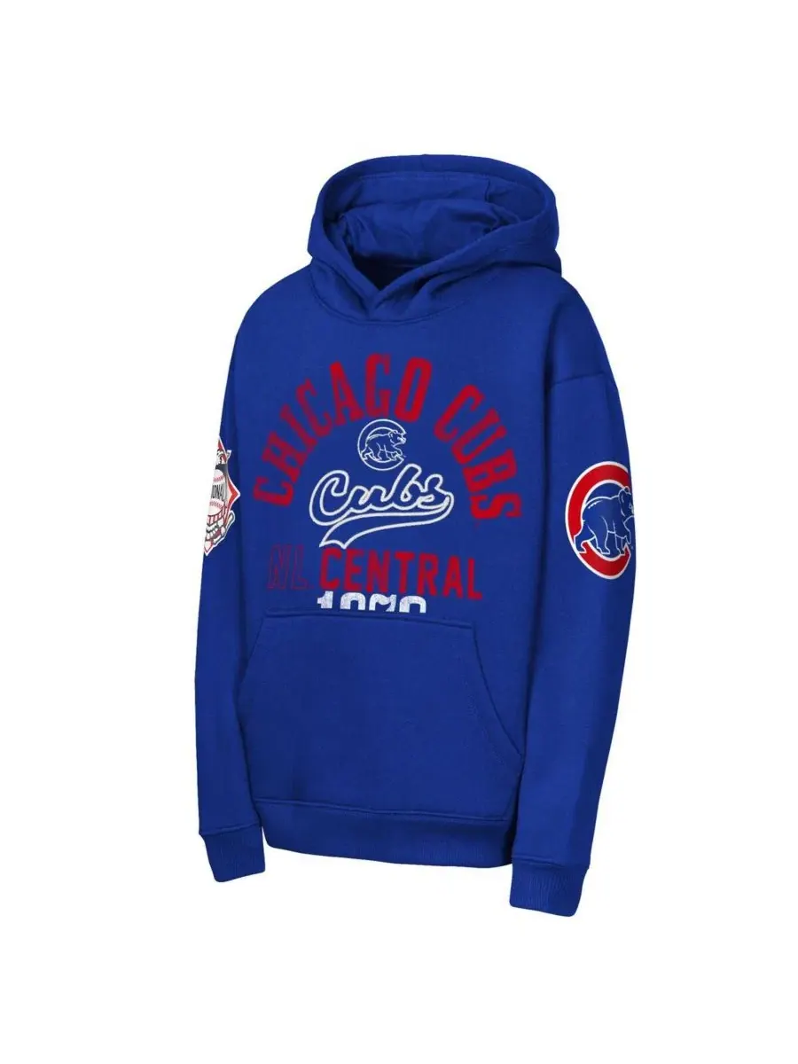 Толстовка из флиса премиум-класса Royal Chicago Cubs для мальчиков и девочек Outerstuff — изображение 2 из 3, королевский