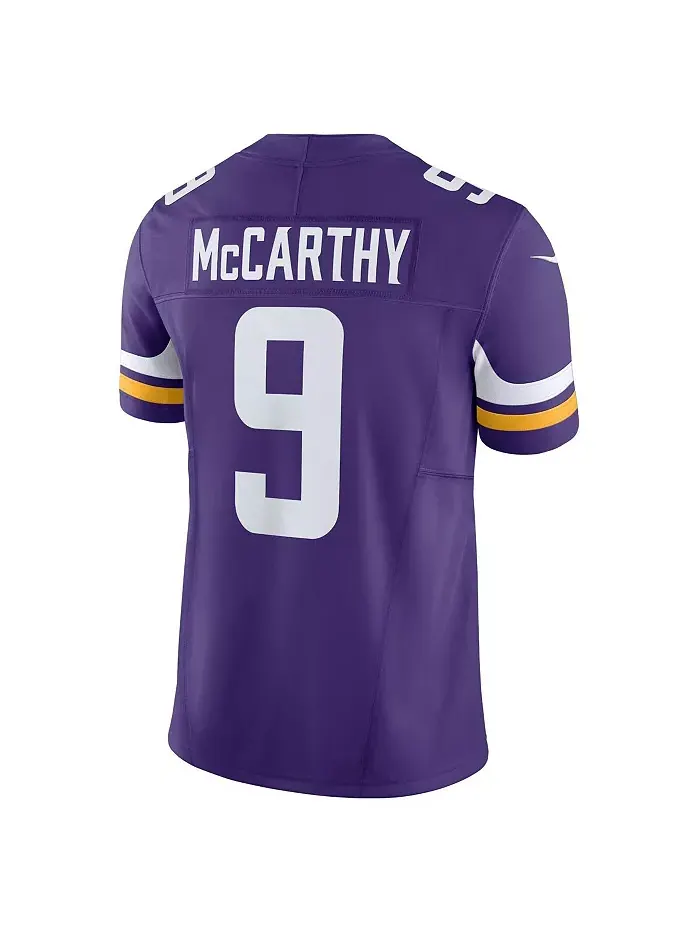 Мужская лимитированная джерси Minnesota Vikings Vapor F.U.S.E. J.J. McCarthy в фиолетовом цвете Nike — изображение 2 из 3