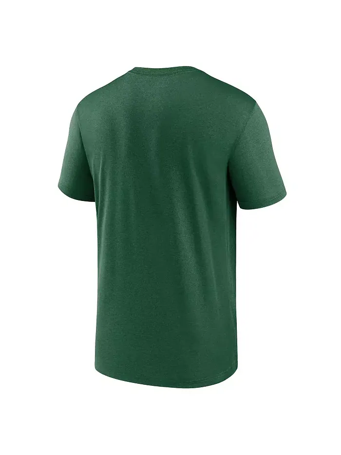 Мужская зеленая футболка New York Jets Legend Logo Performance Nike — изображение 2 из 3