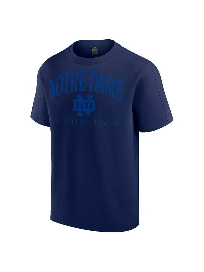 Мужская футболка Notre Dame Fighting Irish Flex Tri-Blend темно-синего цвета Fanatics — изображение 3 из 3